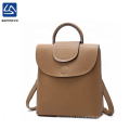 2019 New Product Fashion Custom Private Label Genuine Leather Backpack for Women